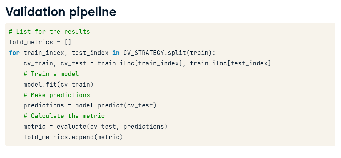 Validation Pipeline